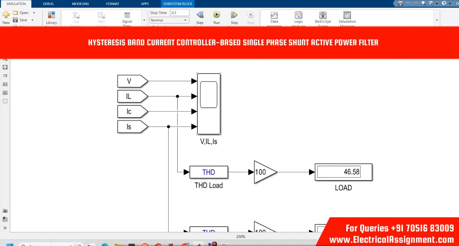Single-Phase CLLC Resonant Converter Modeling for High-Efficiency Power Conversion MATLAB Simulink screenshot 6